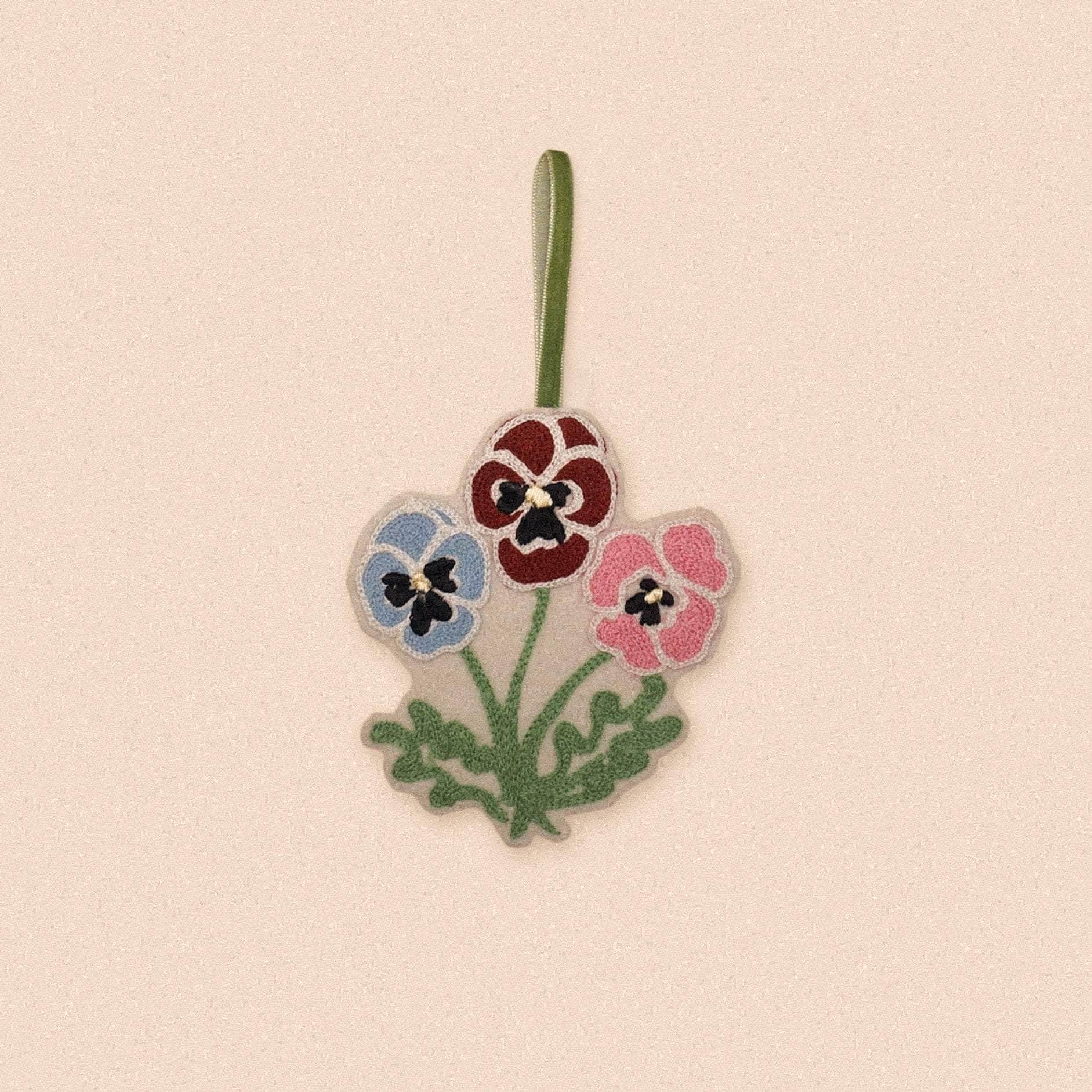 Winter Pansy Christmas Decoration