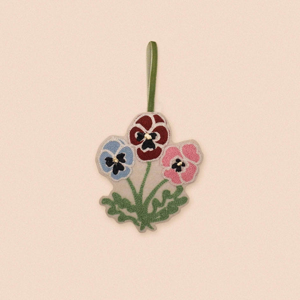 Winter Pansy Christmas Decoration