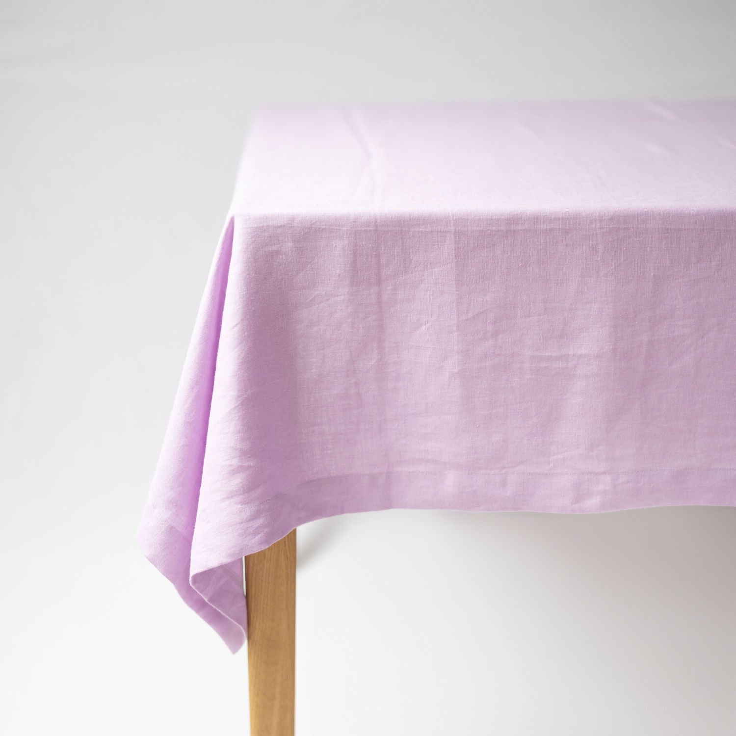 Pink Linen Tablecloth