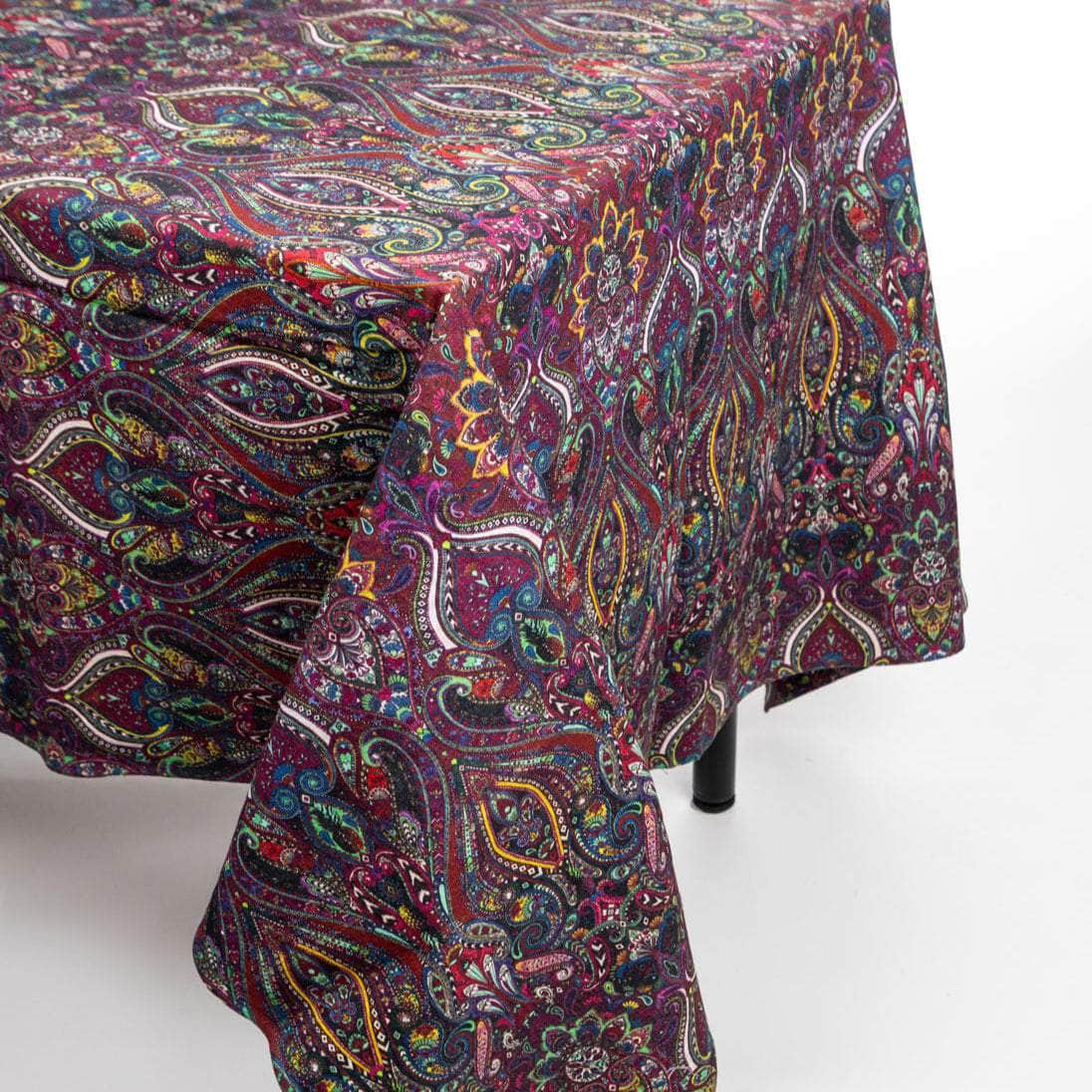 Matthew Williamson Cotton Tablecloth Peacock Feather - Style 01