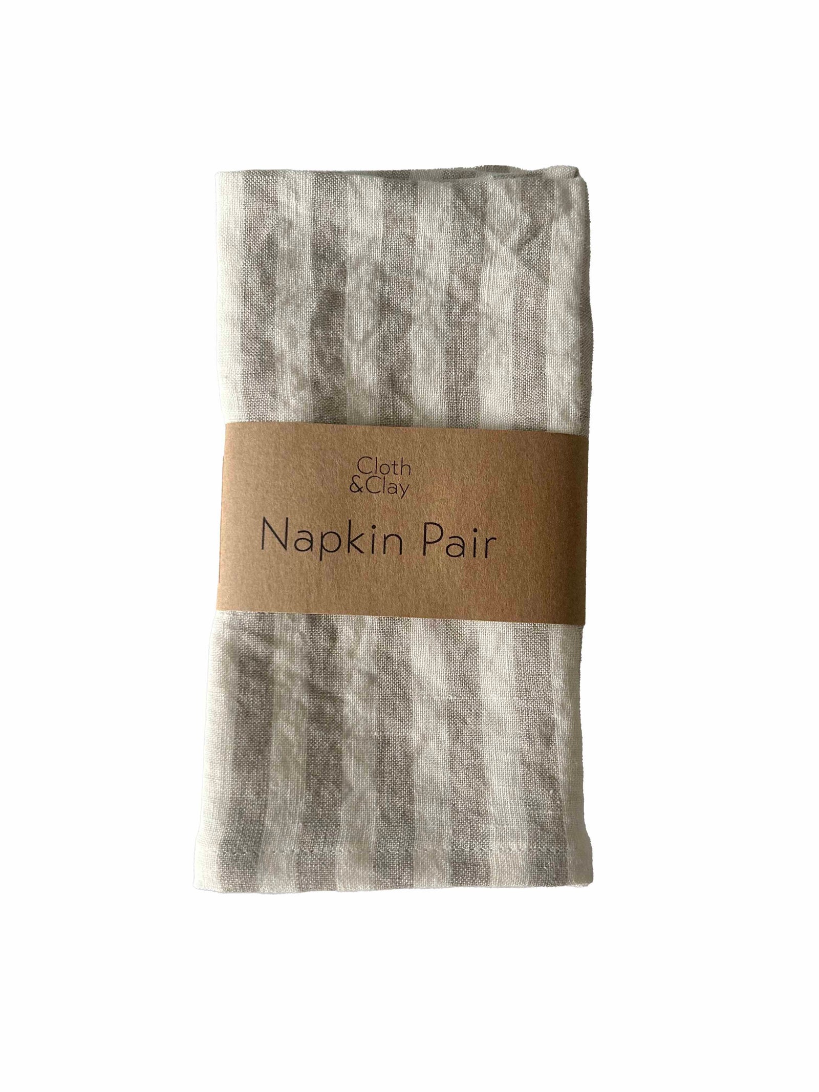 Linen Stripe Napkin Pairs