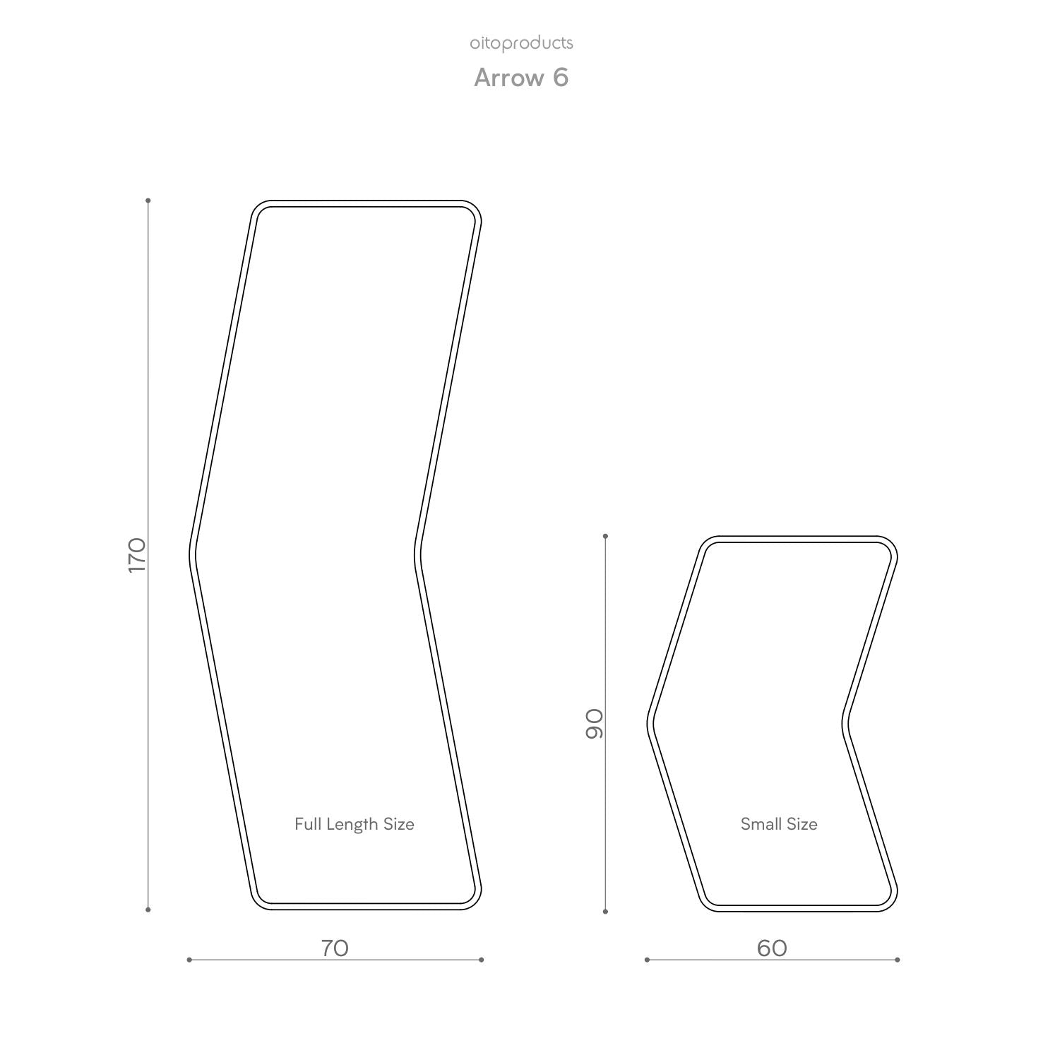 Arrow 6 - Accent Mirror