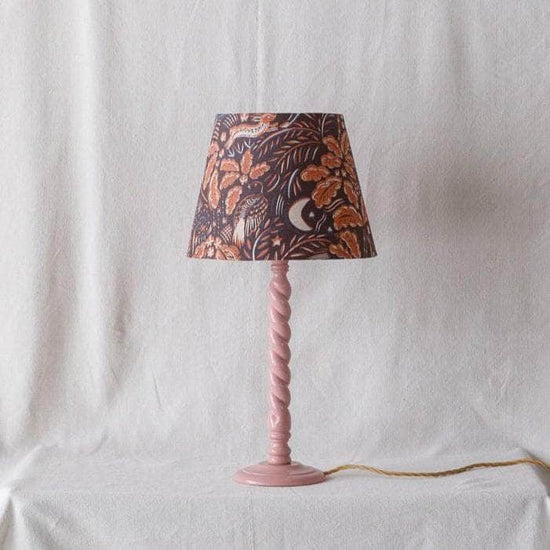Staffordshire Empire Shade in Navy and Rust