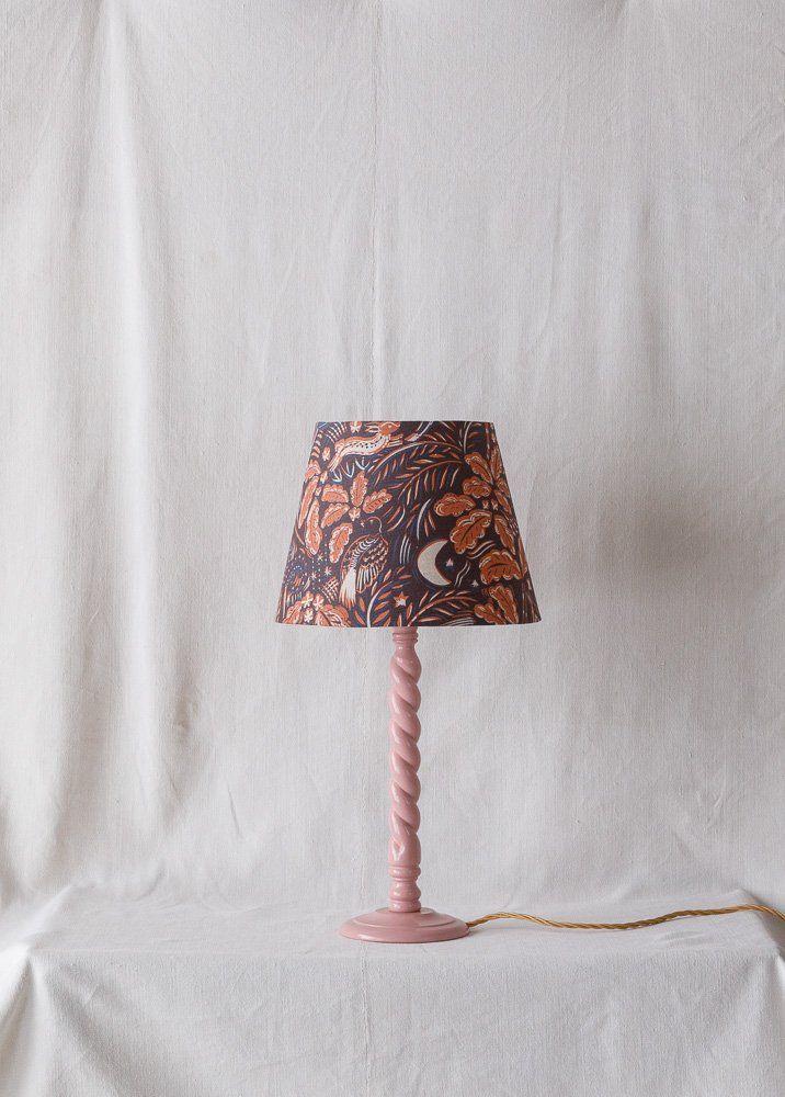 Staffordshire Empire Shade in Navy and Large