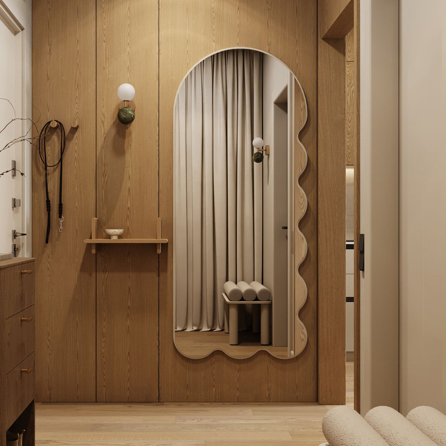 Archvyli R - Large Sculptural Mirror