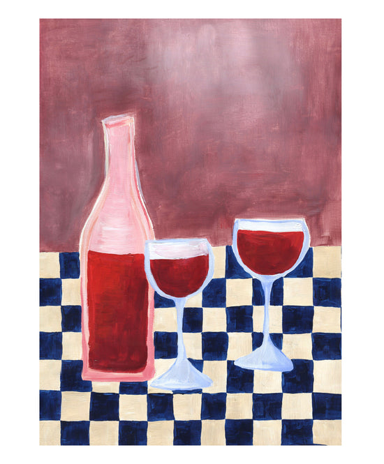 Vin O Clock Art Print