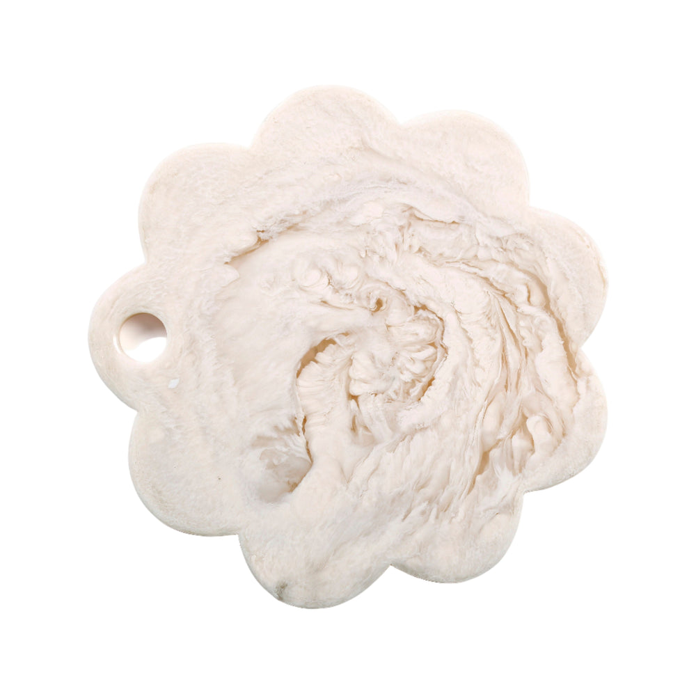 Scallop Resin Cheese Charcuterie Board, Vanilla