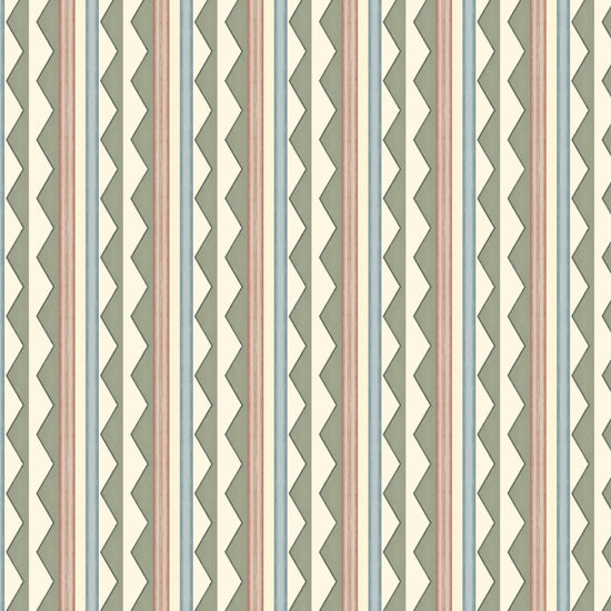Bloomsbury Stripes Wallpaper - Autumn Green