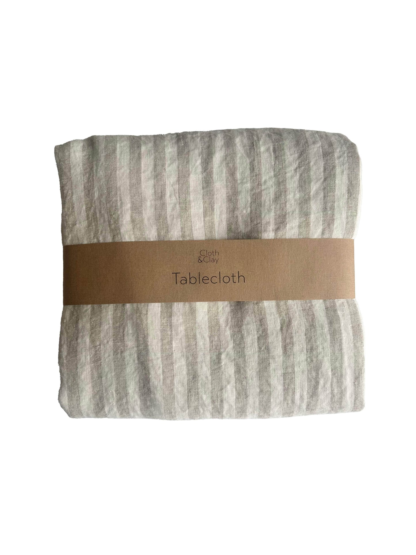 Linen Stripe Tablecloth