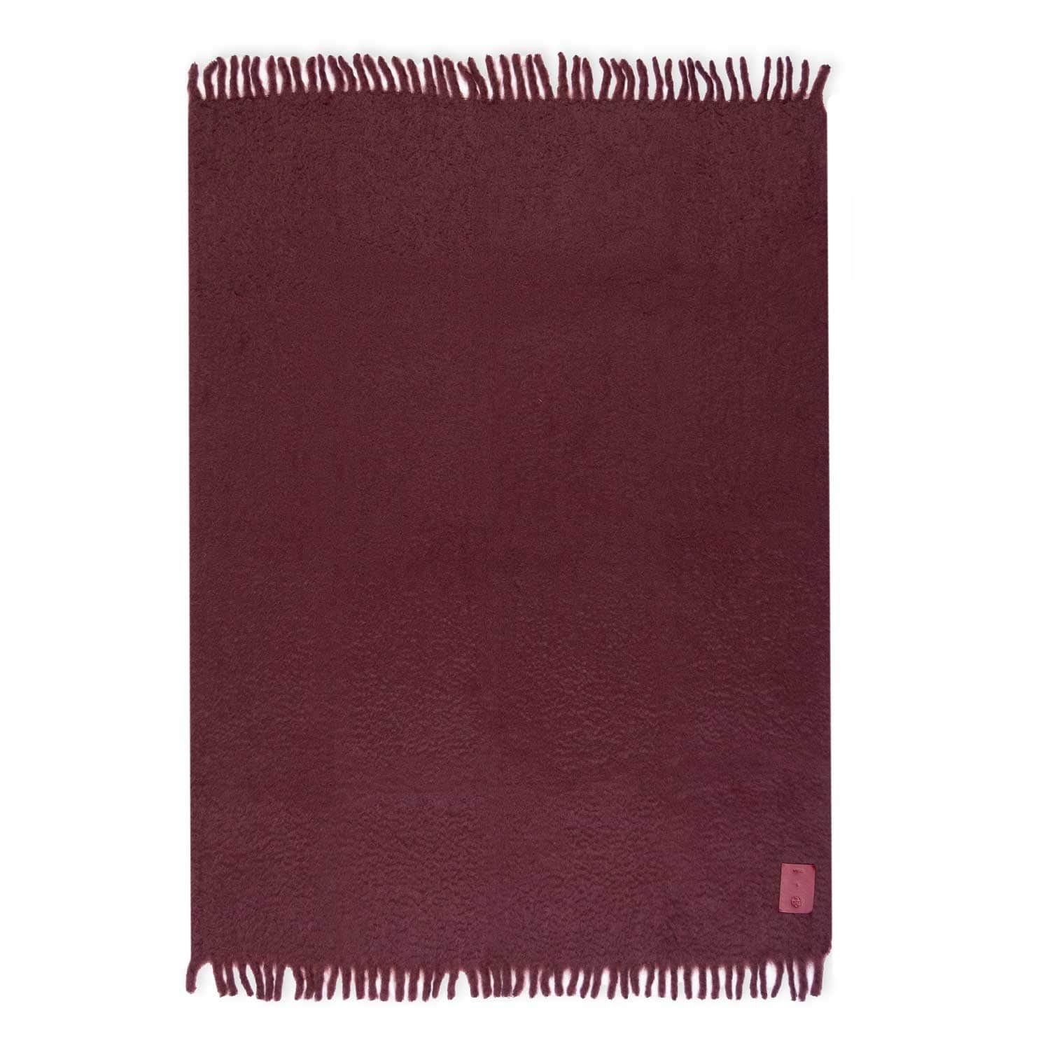 Mohair Blanket SGV Bordeaux