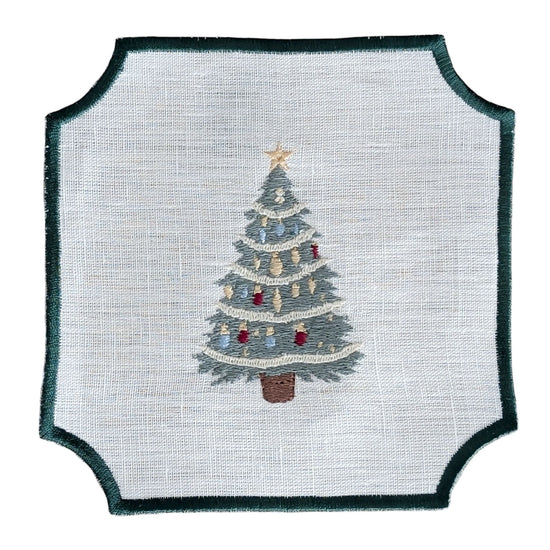 NUTCRACKER - Christmas Embroidery Cocktail Napkin Set (set of 6)