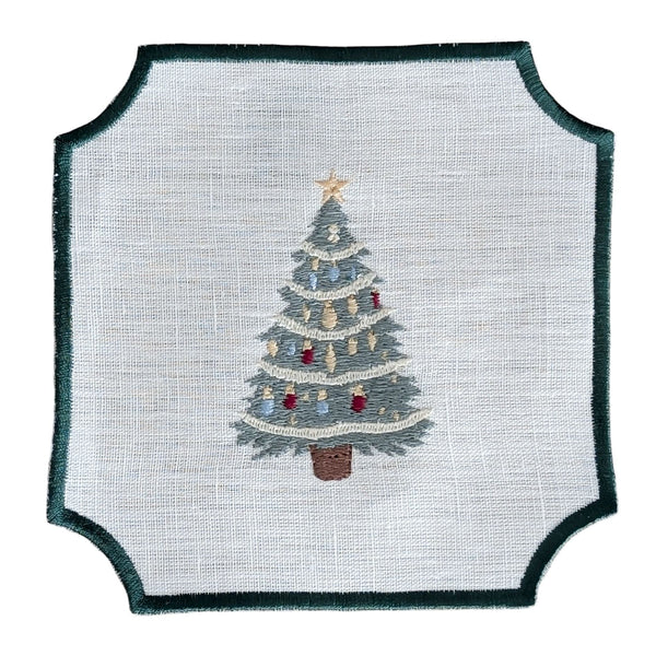 NUTCRACKER - Christmas Embroidery Cocktail Napkin Set (set of 6)