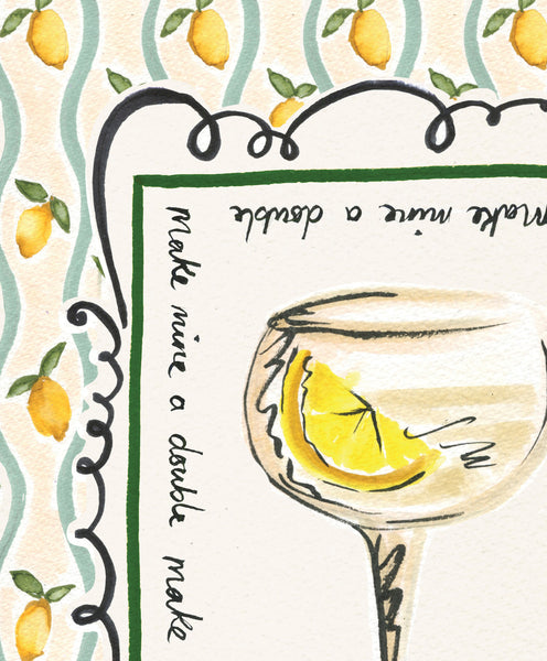 Gin & Tonic Art Print