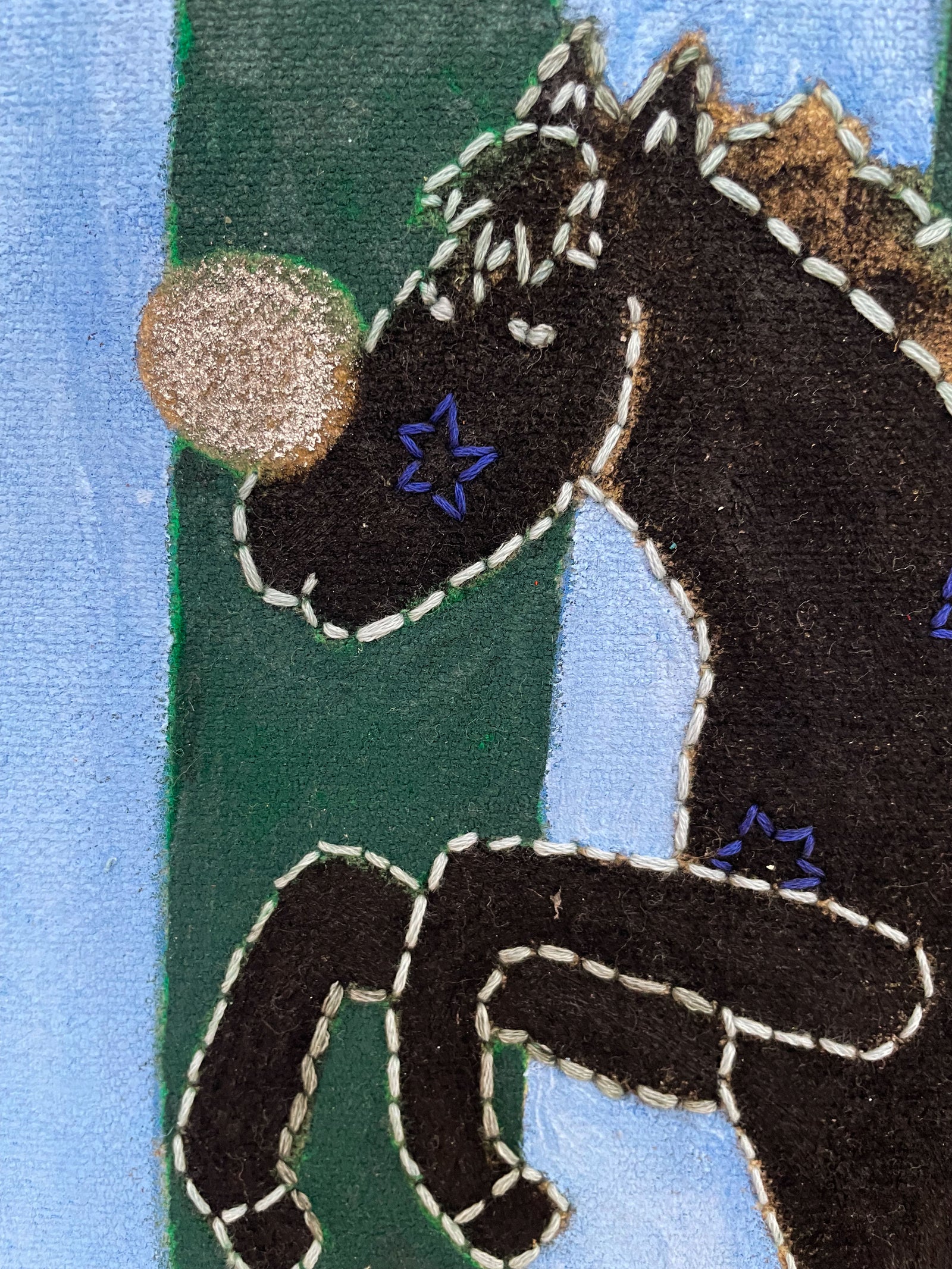 Striped Horse One, Original Painting