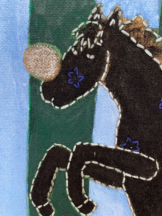 Striped Horse One, Original Painting