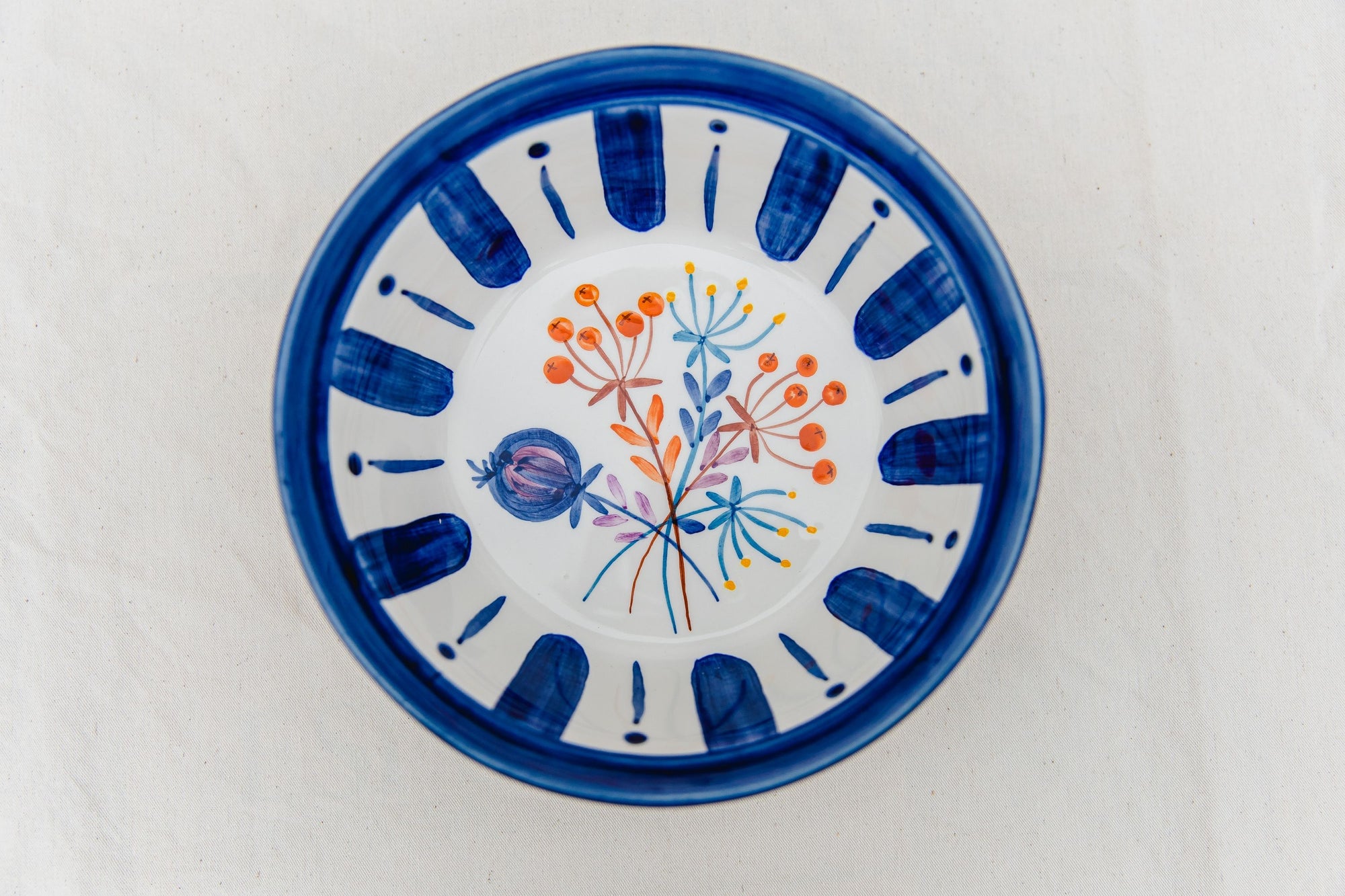 Dark Blue Serving Bowl - The Portuguese Chitas