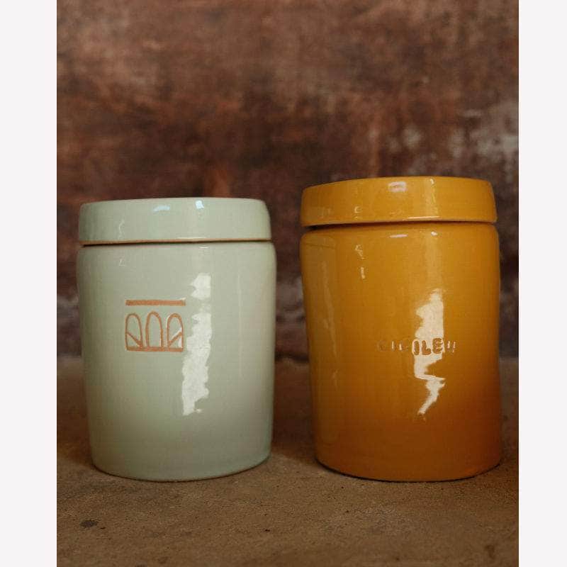 Ceramic Honey Almond Soy Wax Candle