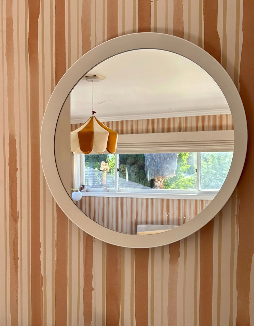 Terracotta Stripe Wallpaper