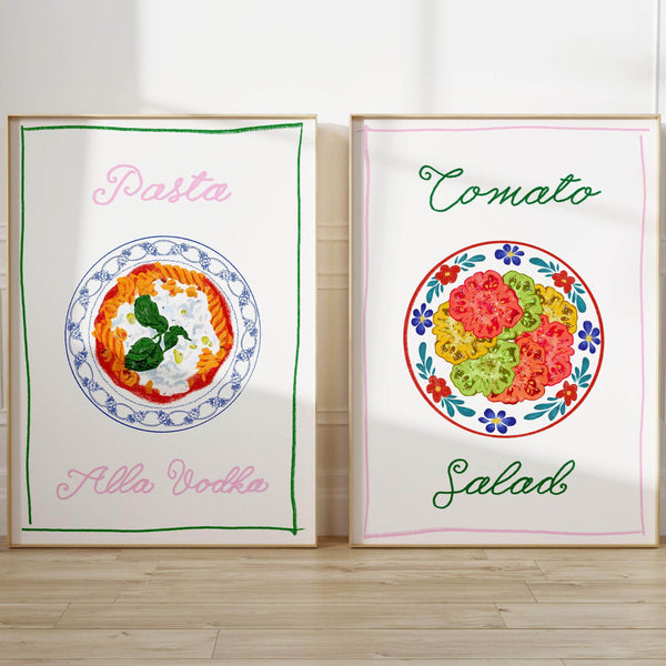 Tomato Salad Art Print
