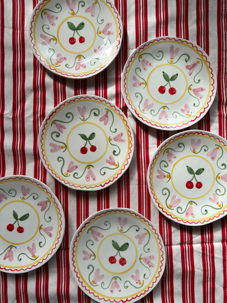 Cherry Fleur Dessert plate