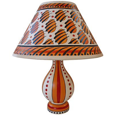 Carousel Vase Lamp - Yellow