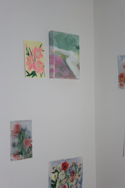 Pink Flowers - Original Painting