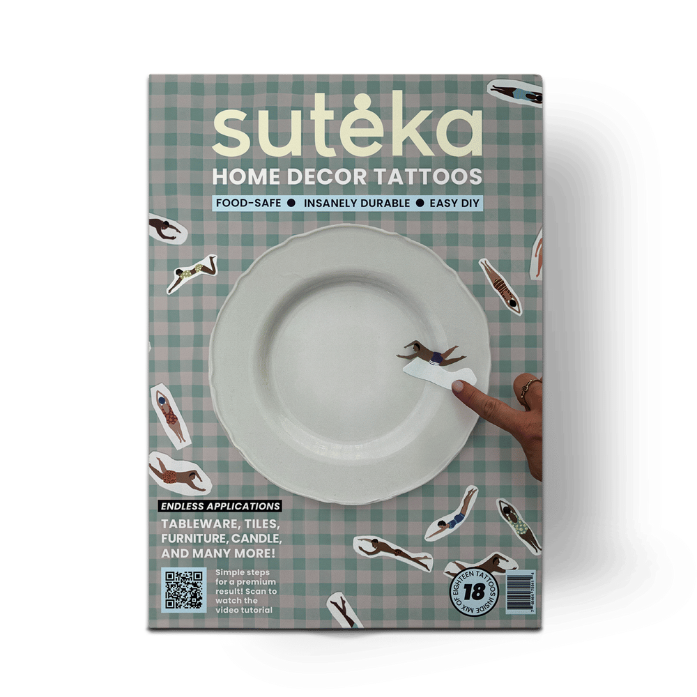 Swimmers Set - Mix DIY Plate Sticker Decoration