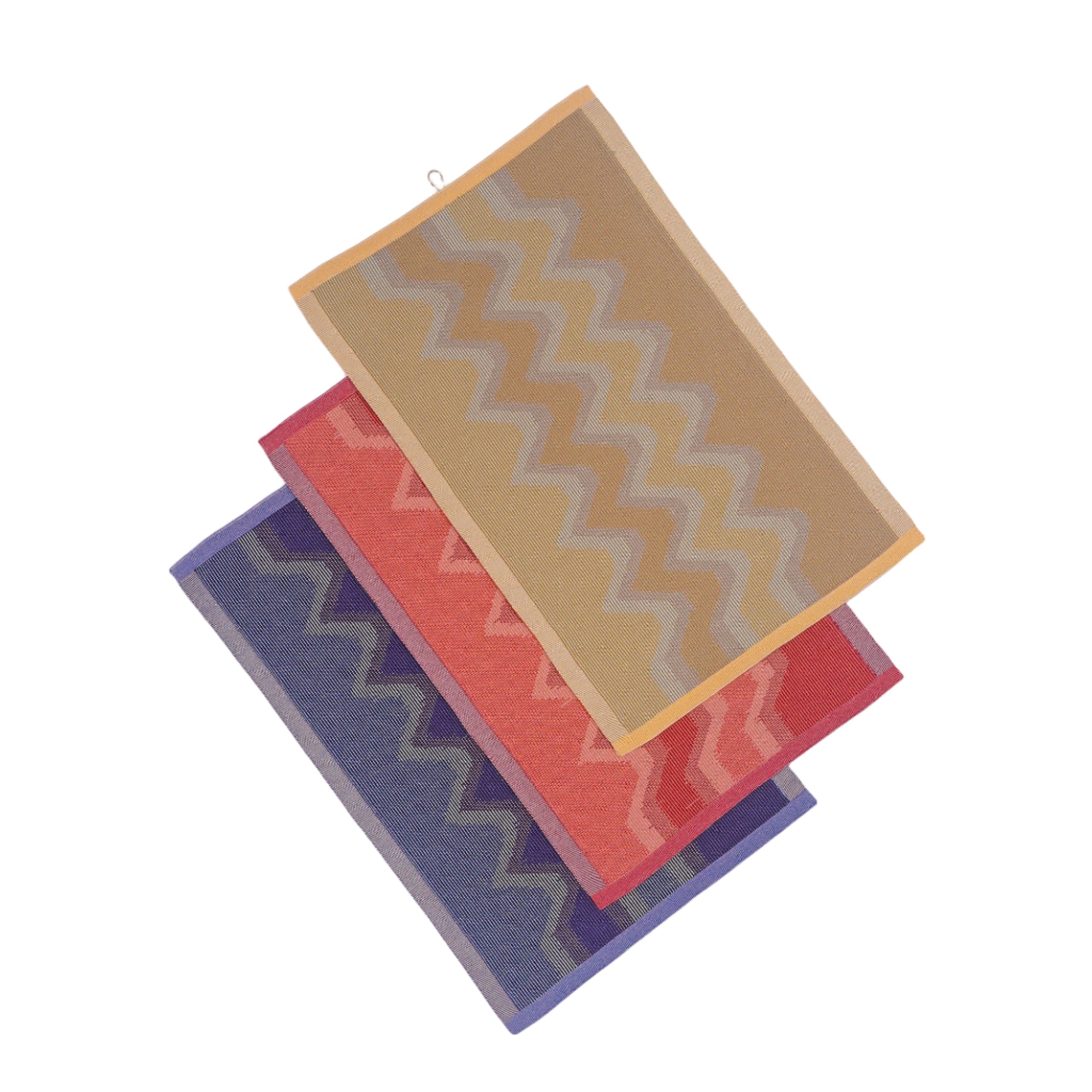 Organic Cotton Zig Zag Kitchen Towel