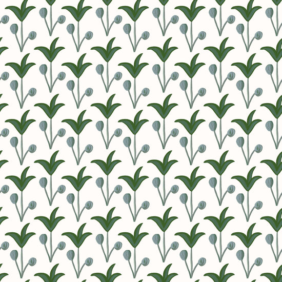 Spring Rhythm Wallpaper - Green