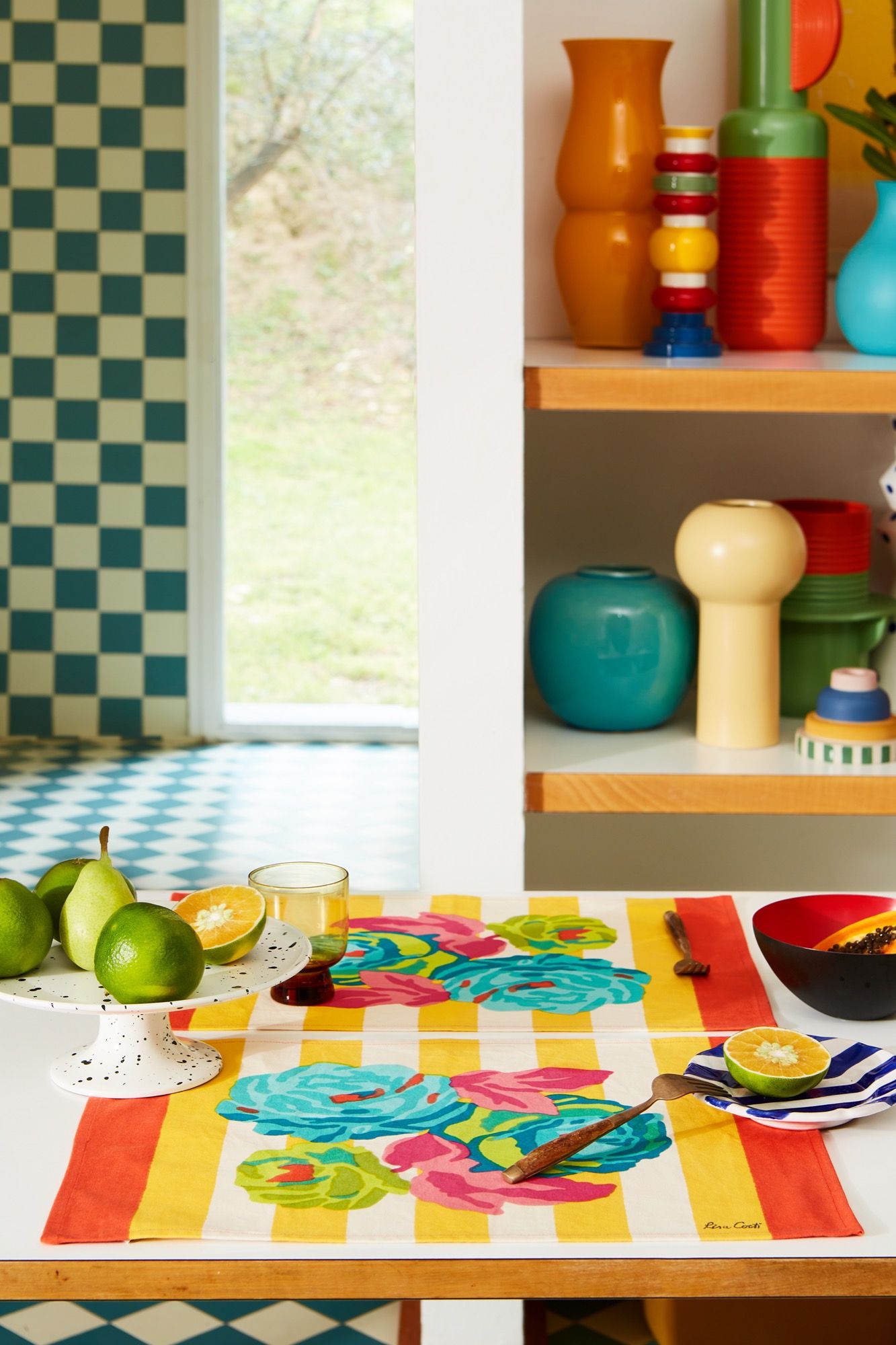 Cotton Placemat 35x48cm
La Veste X Lisa Corti Nizam Stripes Sun Yellow Natural