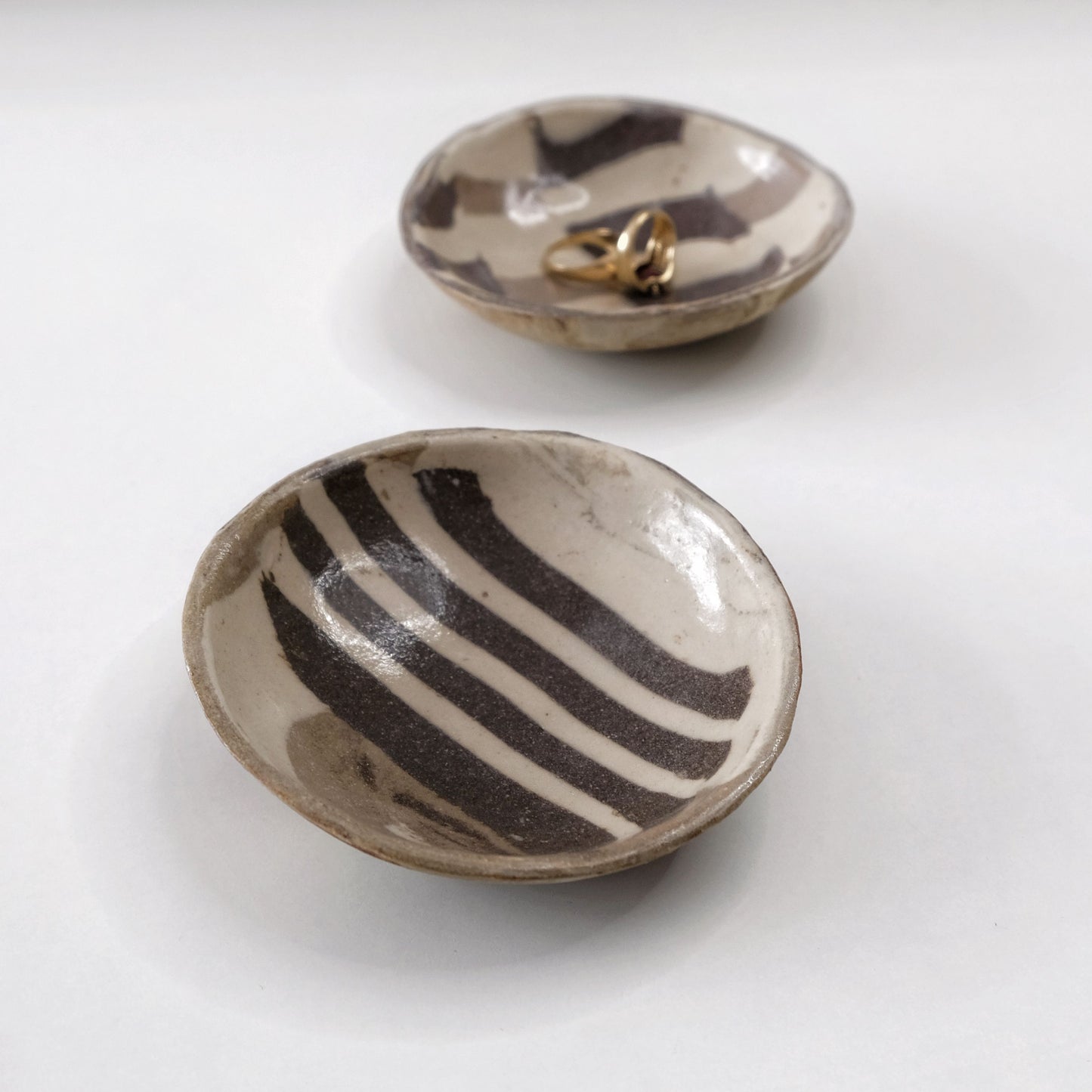 Mieke - Small Nerikomi Ceramic Trinket Set of 2