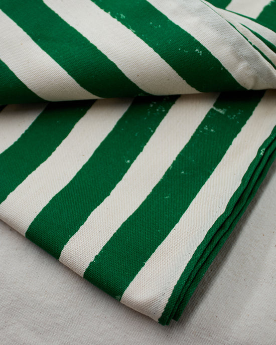Christmas Green Stripe Runner