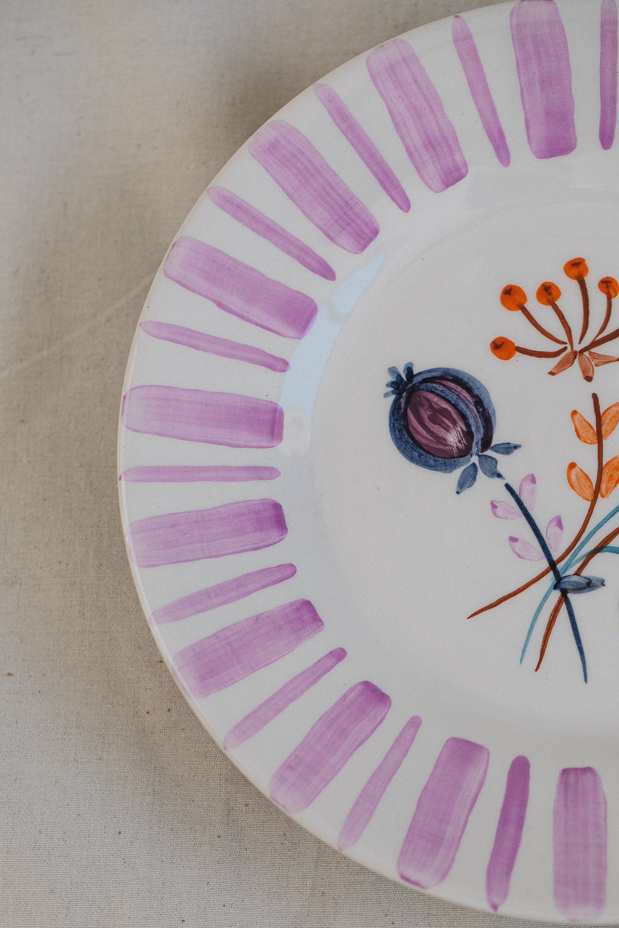 Lilac Dessert  Plate – The Portuguese Chitas