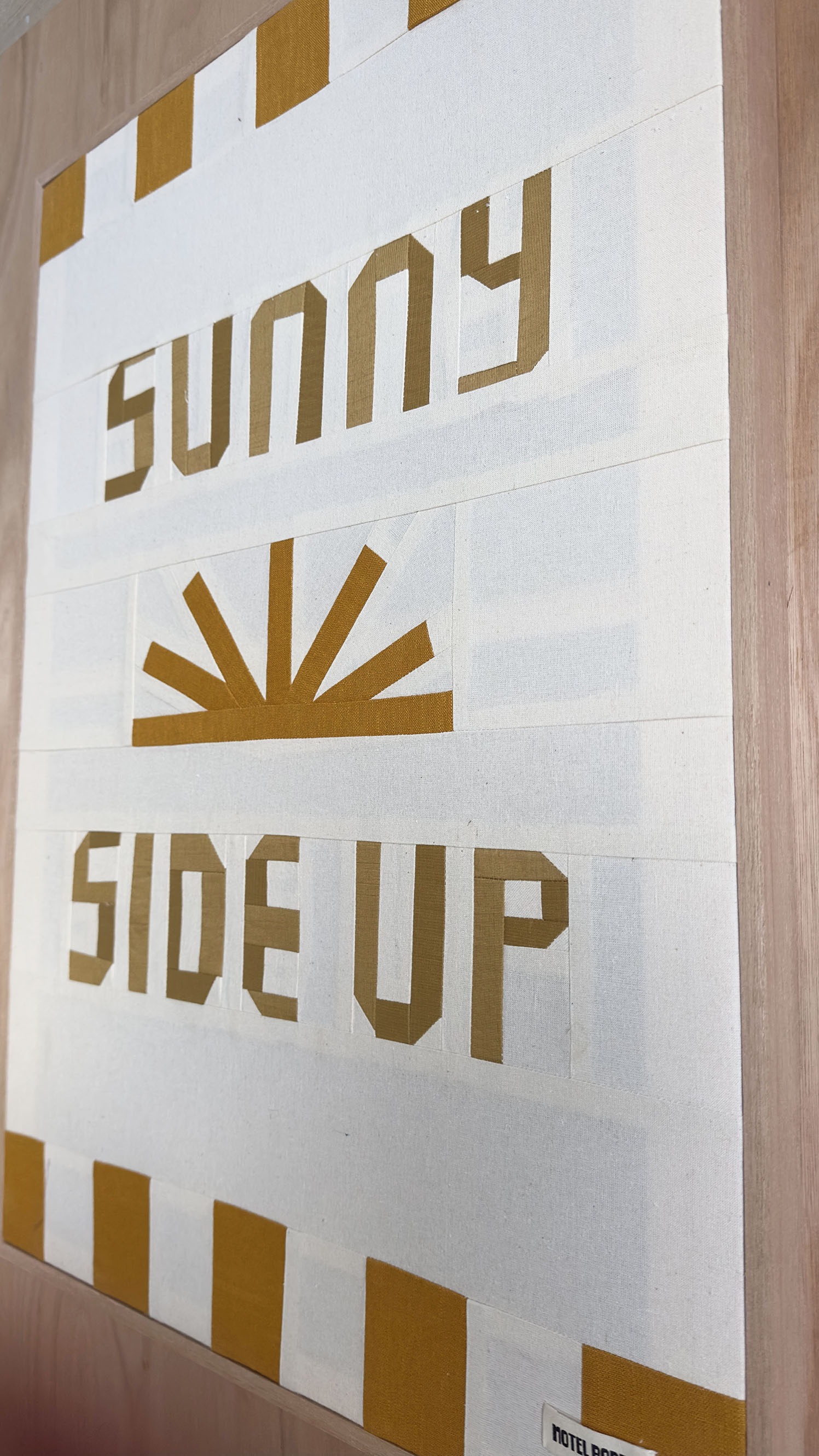 Sunny Side Up Original Quilted Artwork
