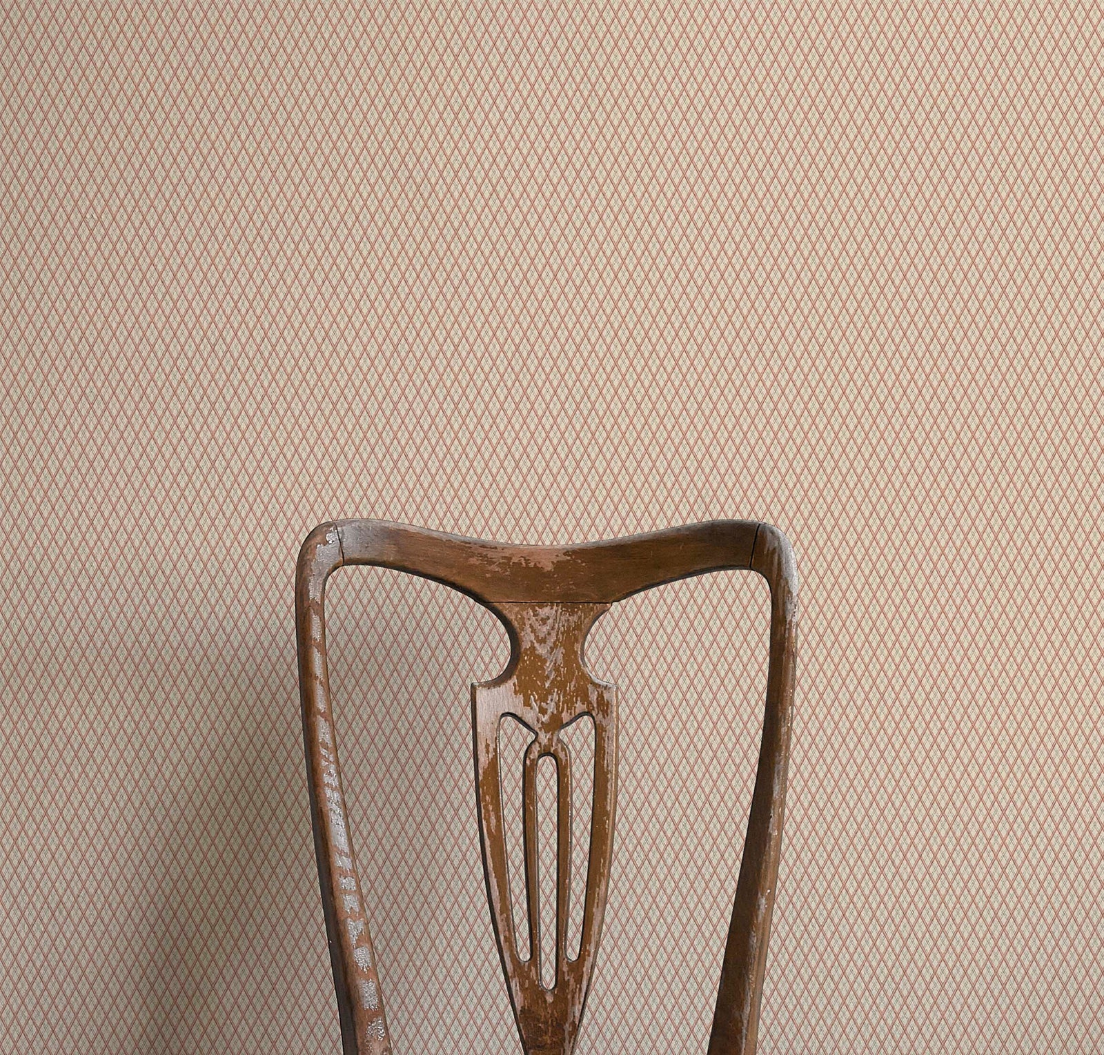 Little Lattice Wallpaper - Pink
