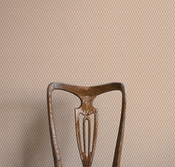 Little Lattice Wallpaper - Pink