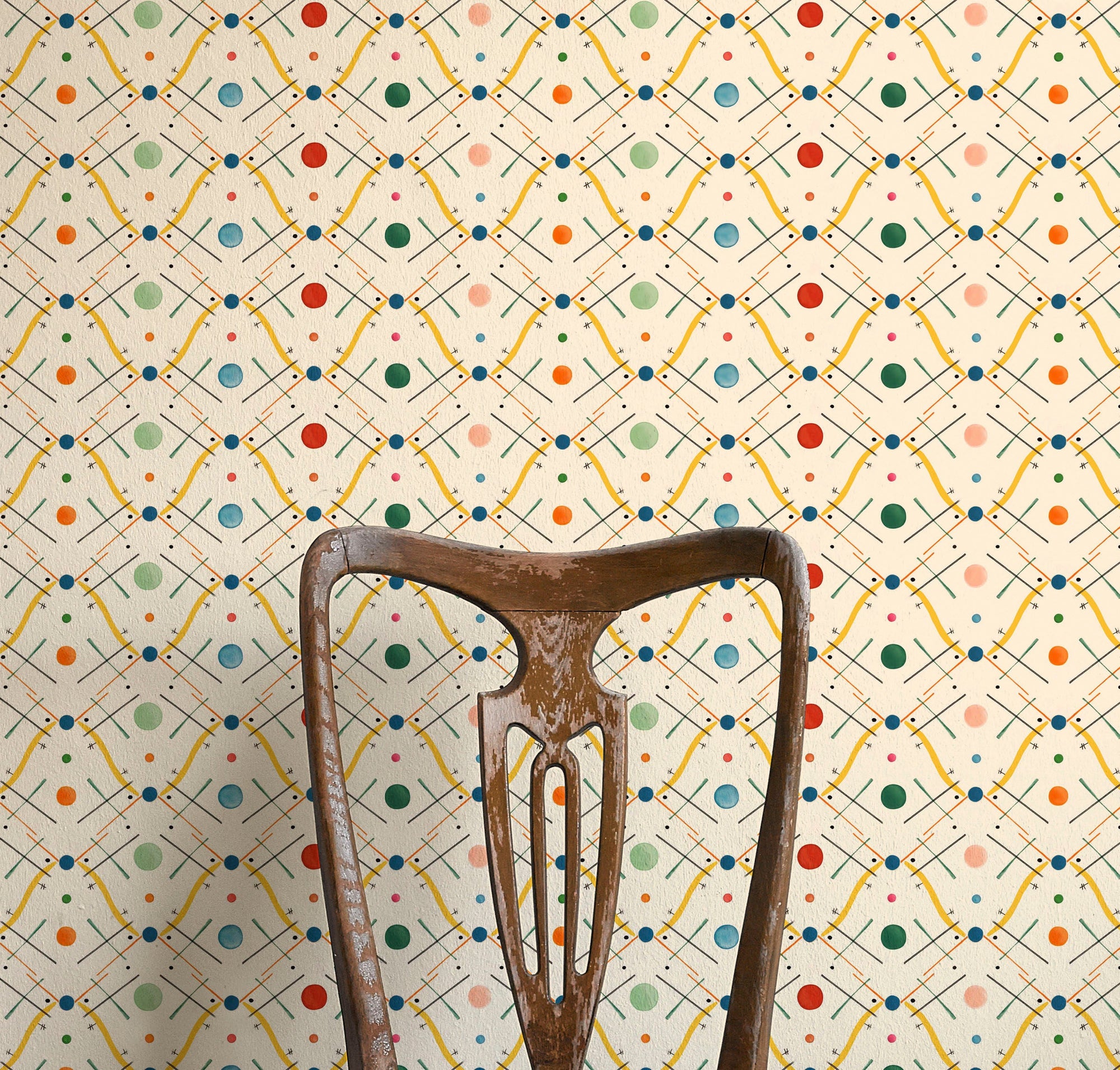 Improvisation Number 1 Wallpaper - Yellow