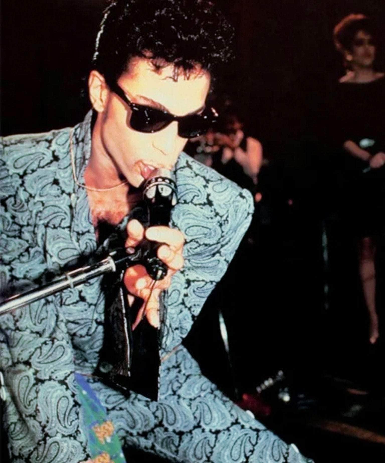 Interiors Fabric- Signature Paisley in Celestial Blue/Lemon/Clementine