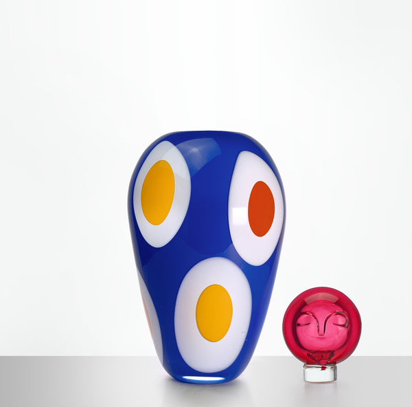 Evil Eye Series Vase - Blue