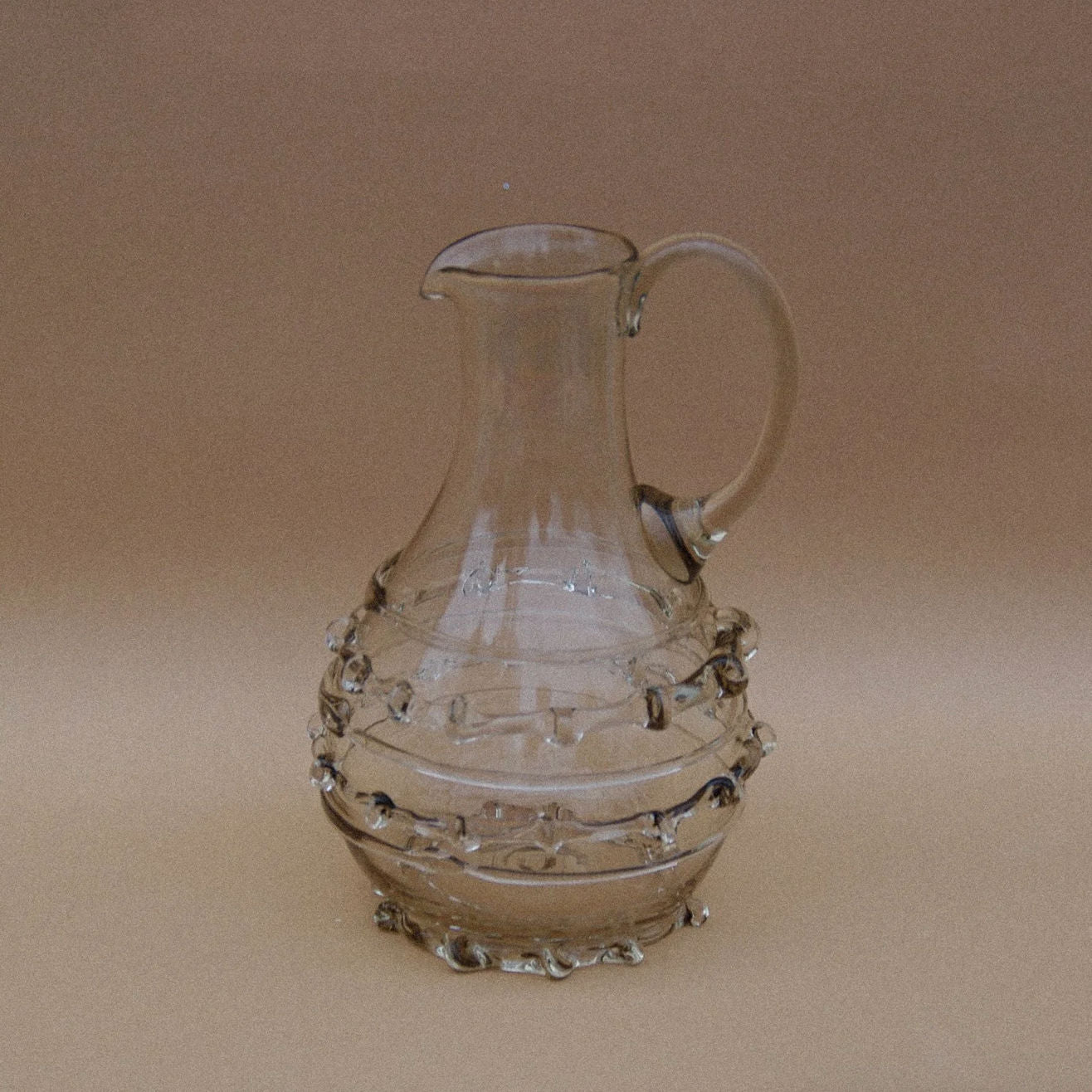 Mouthblown Carafe with Ornaments