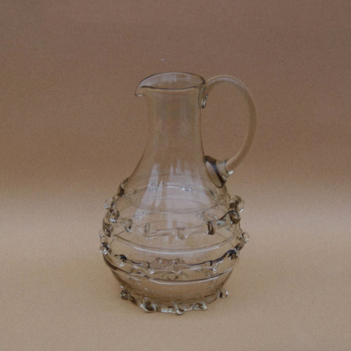 Mouthblown Carafe with Ornaments