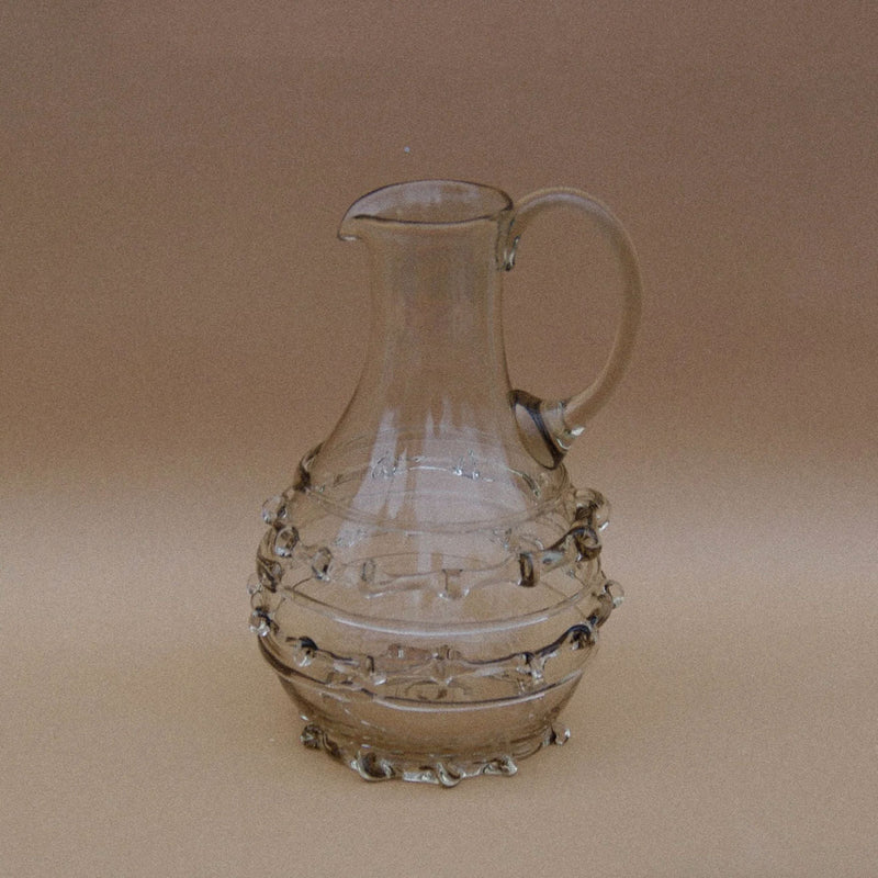 Mouthblown Carafe with Ornaments