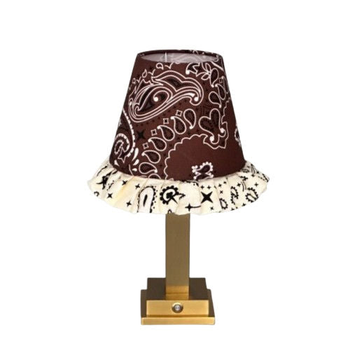 Philia Table Lamp Brown Paisley