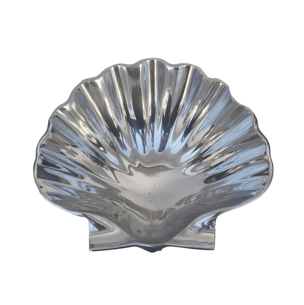 Vintage Large  Brass Shell Dish