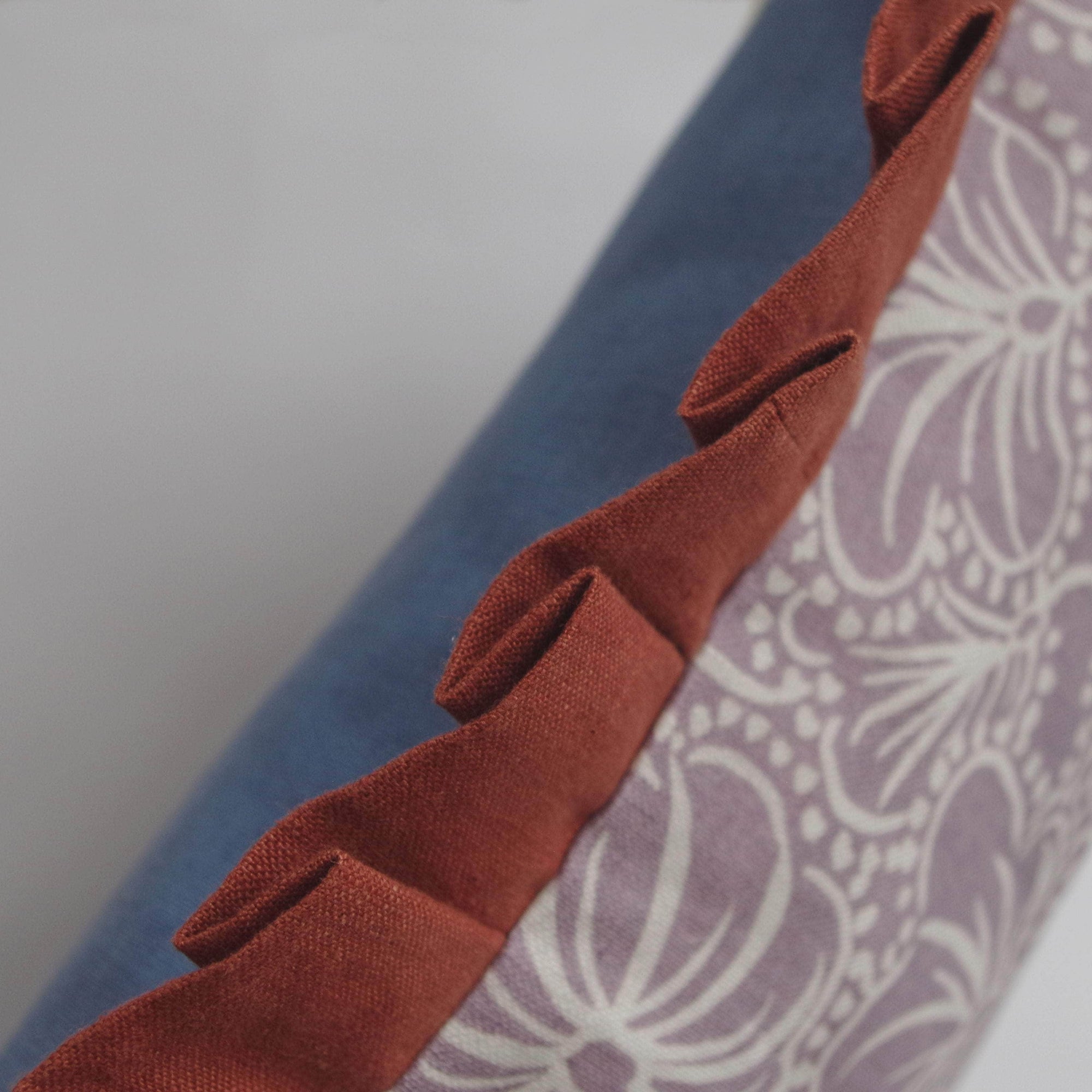 Printed Violas Lilac Cushion