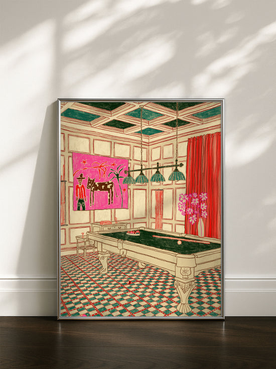 Billard & Cowboy - Limited Fine Art Print