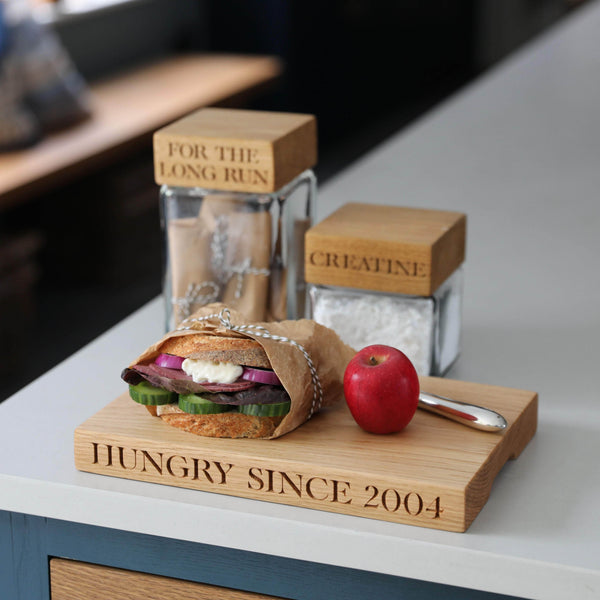 The Hungry Since Chopping Board
