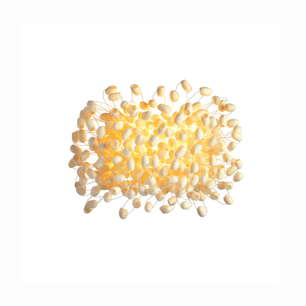 Chrysalis Wall by Ango – Silk Cocoon Handcrafted Wall Light