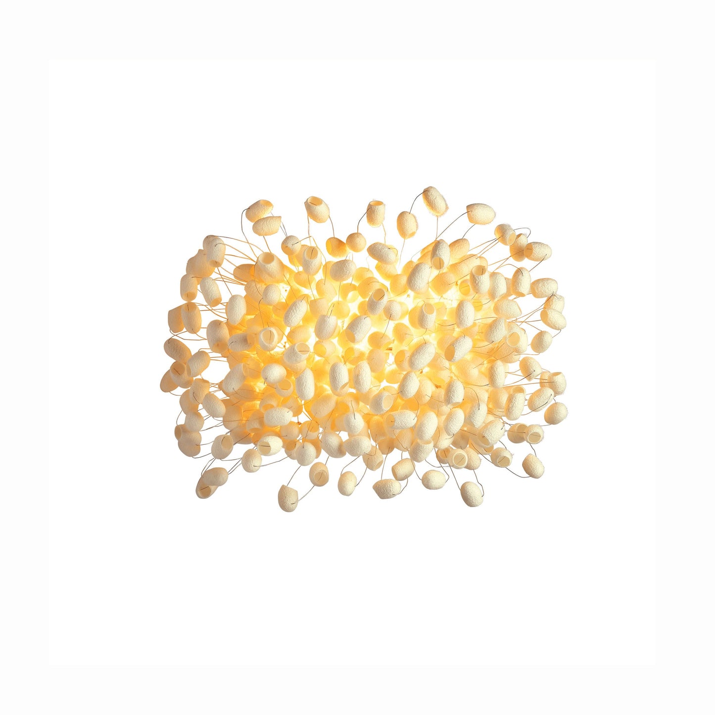 Chrysalis Wall by Ango – Silk Cocoon Handcrafted Wall Light