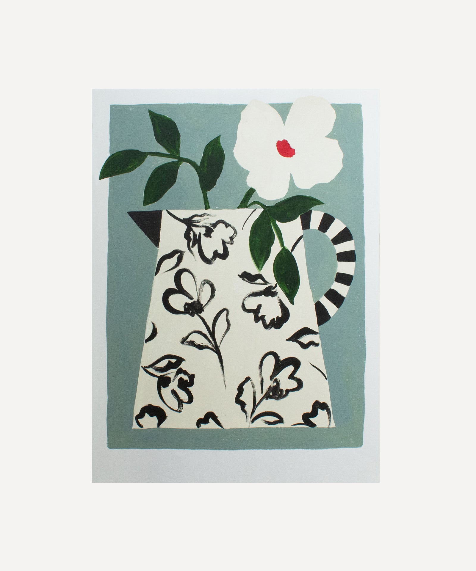 Expressive vase - Original painting